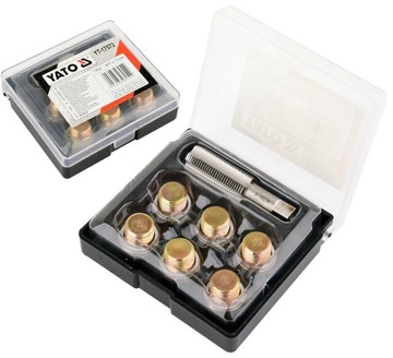 ZESTAW DO NAPRAWY KORKÓW SPUSTOWYCH M17x1.5mm MISKI OLEJOWEJ 7cz YATO