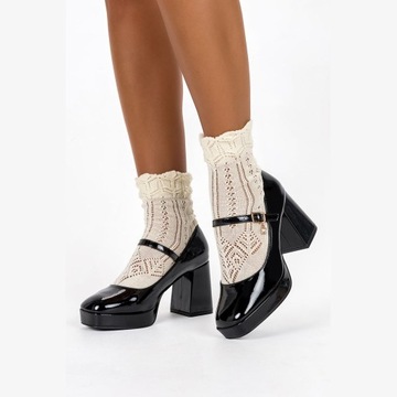 ТУФЛИ ЖЕНСКИЕ РАСКРАШЕННЫЕ НА БЛОЧНОМ КАБЛУКЕ С РЕМЕШКОМ, ДЕКОРАЦИЯ, размер 38