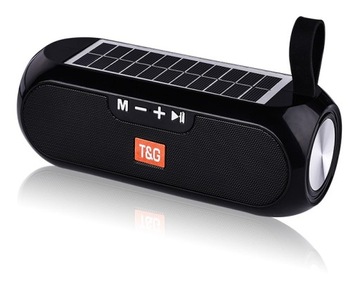 GŁOŚNIK BLUETOOTH BEZPRZEWODOWY PRZENOŚNY SOLAR