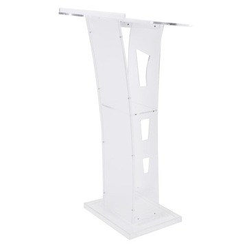 Платформа для проведения конференций на стоячем акриловом подиуме. Прозрачный праздник