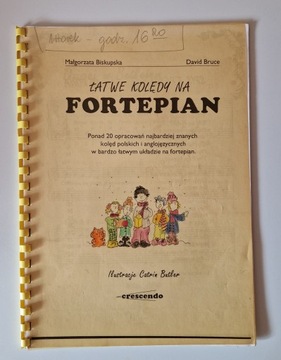 ŁATWE KOLĘDY NA FORTEPIAN Małgorzata Biskupska, David Bruce