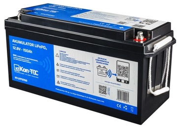 Akumulator LiFePO4 12V 12,8V 150Ah Kon-TEC
