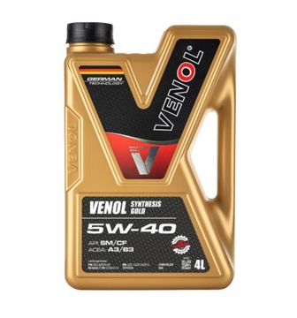 OLEJ Syntetyk VENOL Gold 5W40 4L Germany