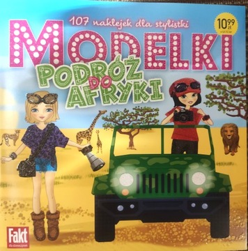 Podróż do Afryki Modelki ponad 107 Naklejek dla stylistki