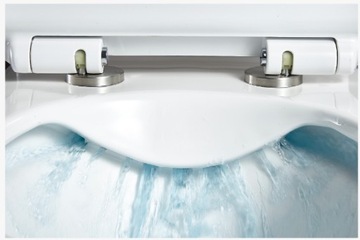 ZESTAW Stelaż WC GEBERIT + przycisk chrom mat+ miska WC + deska W/O + FRESH