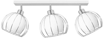 LAMPA WISZĄCA SUFITOWA ŻYRANDOL CHROM SZKLANA KULE