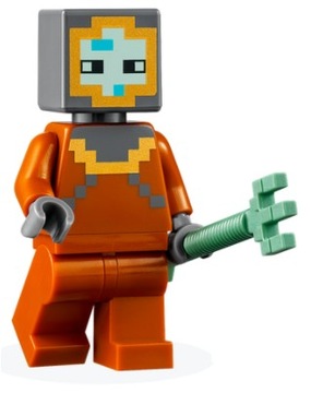 LEGO Figurka Minecraft Diver i Trójząb min109