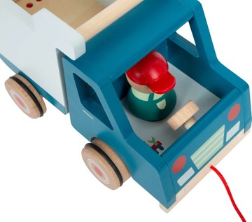 Маленький ножной самосвал