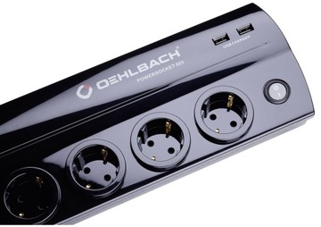 OEHLBACH 905 HQ LISTWA ZASILAJĄCA 8 GNIAZD 2x USB