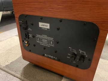 Отличный активный сабвуфер JAMO s40SUB 120W 21CM Вишня/Бук CHANCE