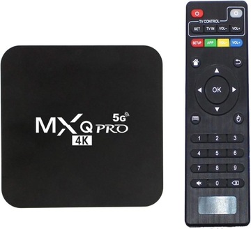 MXQ Pro 5G Android 13.1 TV Box Ram 1 GB ROM 8 GB Android Smart Box H.265
