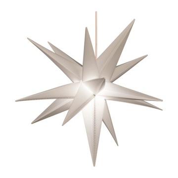 3x РОЖДЕСТВЕНСКИЕ ЗВЕЗДЫ 3D LED НАРУЖНЫЕ белые