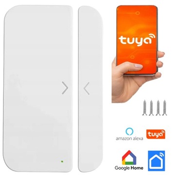 CZUJNIK OTWIERANIA DRZWI OKNA MONITOROWANIE DOMU WIFI TUYA SMART life