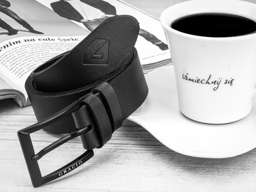 РЕМЕНЬ МУЖСКОЙ КОЖАНЫЙ БРЮКИ КОЖАНЫЙ РЕМЕНЬ GRACIO ДЛИНА 100 СМ ПОДАРОК