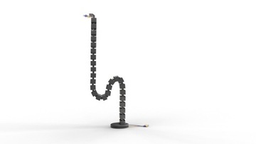 Модульный органайзер для кабелей Spine Cover 130 см, ручка Spacetronik