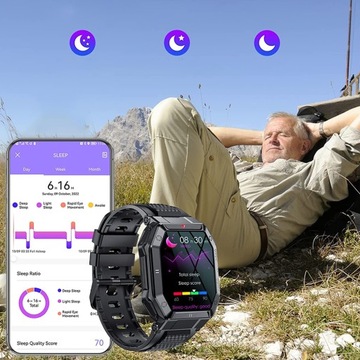 СМАРТ-ЧАСЫ ВОДОНЕПРОНИЦАЕМОЕ МЕНЮ BLUETOOTH