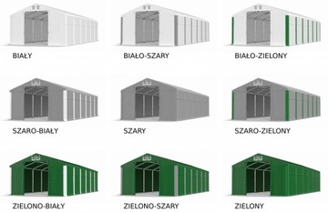 Палатка для хранения 8x12 м [3 м] Сборная DAS 560 Вт