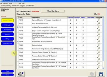 ИНТЕРФЕЙС OBD2 MINI VCI ДЛЯ TOYOTA LEXUS 1996-2013 гг.
