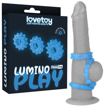 Lovetoy Pierścienie erekcyjne świecące w ciemności