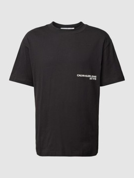 T-shirt klasyczny czarny Calvin Klein S
