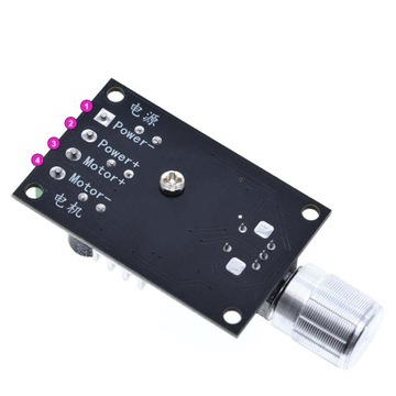 ШИМ-контроллер, регулятор скорости двигателя постоянного тока 6-28 В, 3 А, 12 В, 24 В, 80 Вт