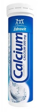 Zdrovit Calcium 300 mg - 20 tabletek musujących