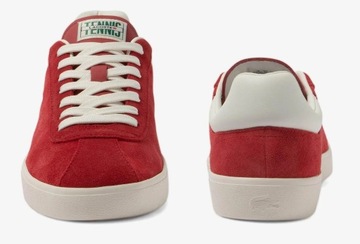 Buty LACOSTE BASESHOT 223 7-46SMA0078262 czerwone klasyki retro 44