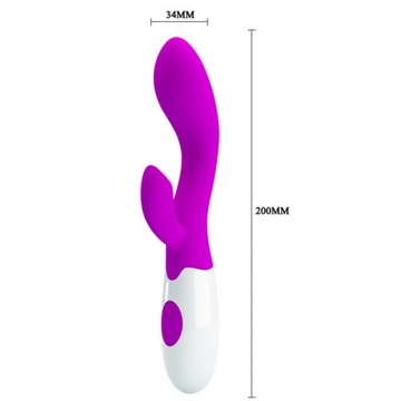 Вибратор Bunny, стимуляция клитора, 30 режимов