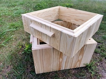 Ул Великопольский, деревянный, 10-рамочный, Дно, Кузов, 1/2 Пвалака, Крыша