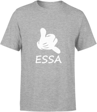 ESSA KOSZULKA MĘSKA Z NADRUKIEM ŚMIESZNA XXL T-SHIRT MĘSKI TSHIRT