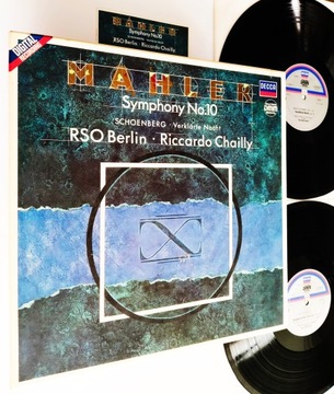 MAHLER =SYMPHONY NO.10/SCHOENBERG=VERKLARTE NACHT 2LPs BOX RICCARDO CHAILLY