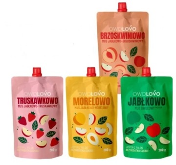 Mus Owolovo 36szt Mix smaków