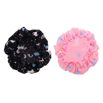 CZAPKI KĄPIELOWE DLA KOBIET DWUWARSTWOWA CZAPKA DO WŁOSÓW