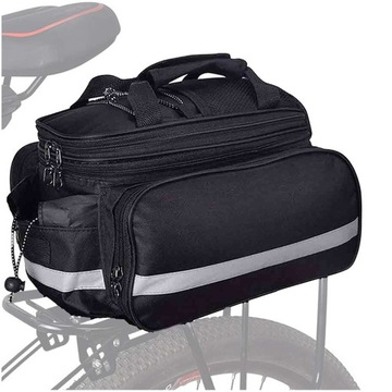 TORBA NA BAGAŻNIK ROWEROWY 25L - TORBA SAKWA ROWEROWA NA BAGAŻNIK ROWER