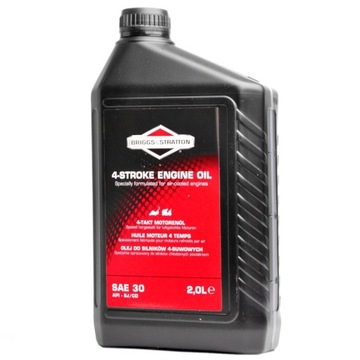 olej BRIGGS STRATTON 2L do WSZYSTKICH kosiarek spalinowych SAE30 API SJ/CD
