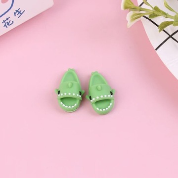 1:12 miniaturowy domek dla lalek 2 szt. Cute rekin pantofle buty dla lalek