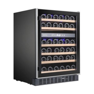 Винный погреб Temptech WPX60DCB BLACK с 46 светодиодными БУТЫЛКАМИ