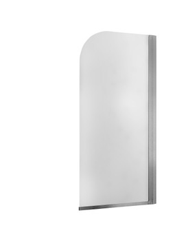Parawan nawannowy jednoczęściowy KFA Armatura 67 x 140 cm transparentny