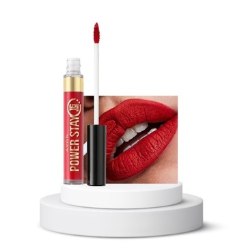 Matowa szminka w płynie „16 godzin” - The Red One - 6ml Avon Power Stay