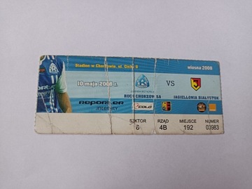 RUCH CHORZÓW - JAGIELLONIA BIAŁYSTOK 10-05-2008