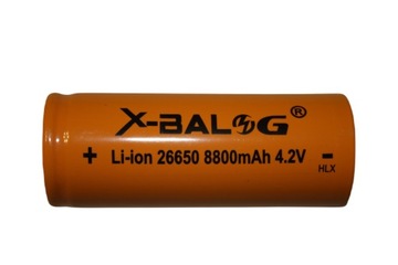 Akumulator 26650 8800 mAh 4,2V LI-ION X-BALOG