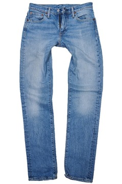 LEVIS 511 SLIM JEANSY spodnie męskie niebieskie PREMIUM 29/34 pas 74