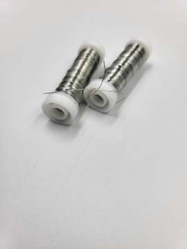 ДЕКОРАТИВНАЯ ПРОВОЛОКА НА КАТУШКЕ СЕРЕБРЯНАЯ 2 ШТ. 60М 378