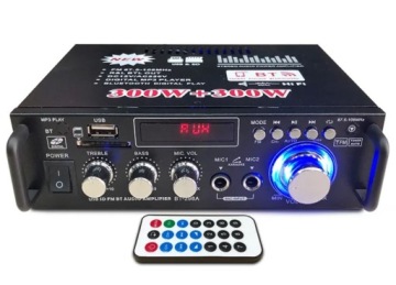 УСИЛИТЕЛЬ ЗВУКА 5.0 СТЕРЕО HIFI BLUETOOTH USB SD FM AUX ДИСТАНЦИОННОЕ УПРАВЛЕНИЕ DNA AMPLI