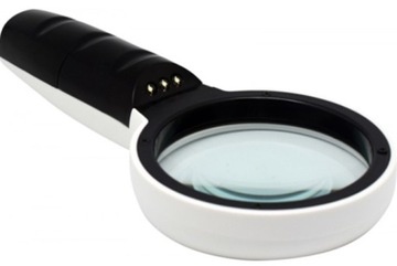 ЛУПА ДЛЯ ЧТЕНИЯ СО СВЕТОДИОДНОЙ ПОДСВЕТКОЙ 5X 95 мм, 3x LED