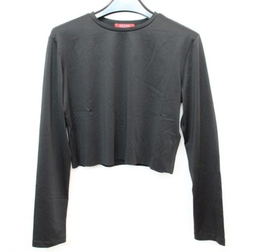 ЧЕРНЫЙ ТОП GUESS С ЛОГОТИПОМ, ДЛИННЫМ РУКАВОМ S 0A8G3_A*