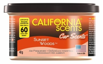 CALIFORNIA CAR SCENTS ZAPACH SUNSET WOODS