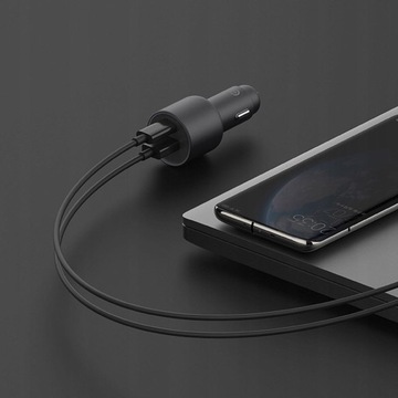 Автомобильное зарядное устройство Xiaomi USB Type C 5000 мА
