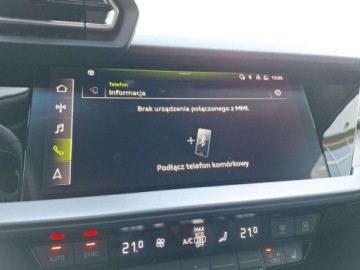 Audi A3 8Y Sportback Facelifting 1.5 35 TFSI 150KM 2025 Audi A3 Sportback Audi A3 sportback, FV 23, Interieur S line, ambiente plus, zdjęcie 22