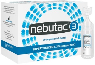 Nebutac 3 roztwór do inhalacji 3 % 30 ampułek 4ml